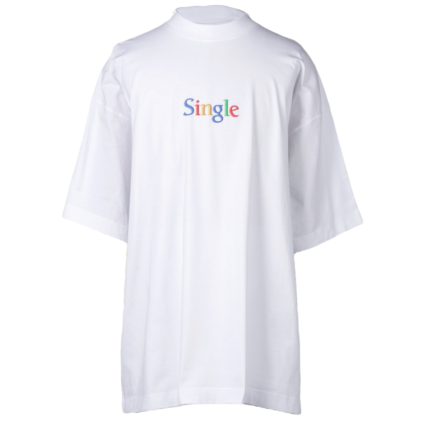 SINGLE OVERSIZED T-SHIRT / WHITE