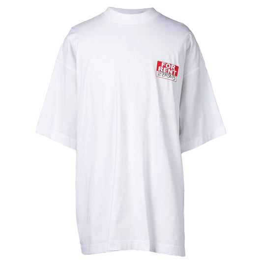 FOR RENT OVERSIZED T-SHIRT / WHITE