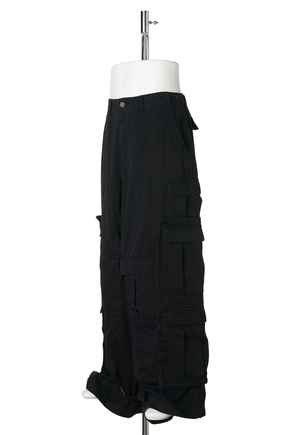 MERGED CARGO PANTS / BLACK