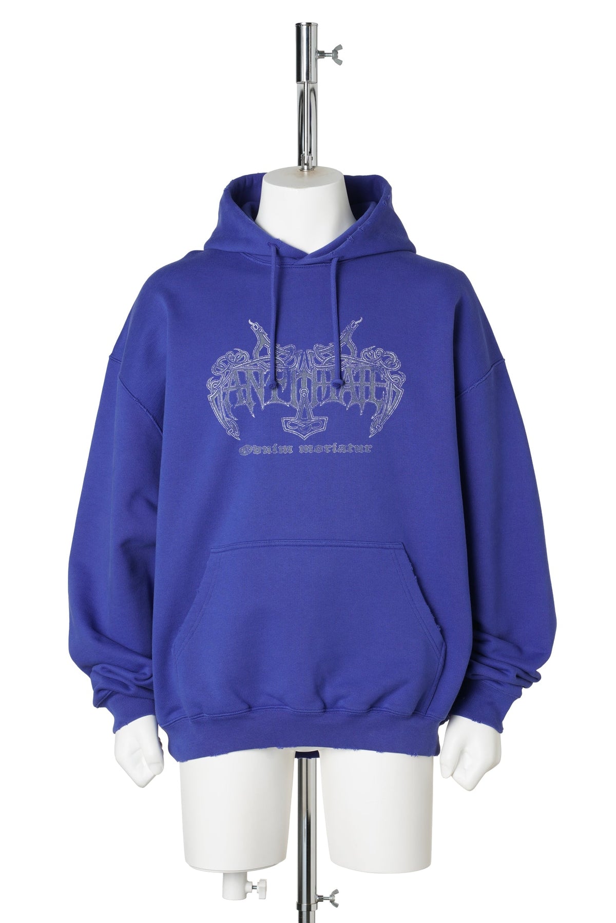 ANTIHATE OVERSIZED HOODIE / BLUE