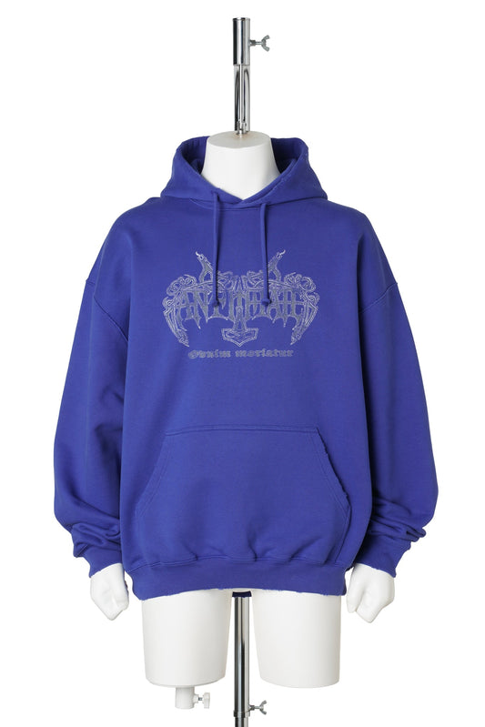 ANTIHATE OVERSIZED HOODIE / BLUE