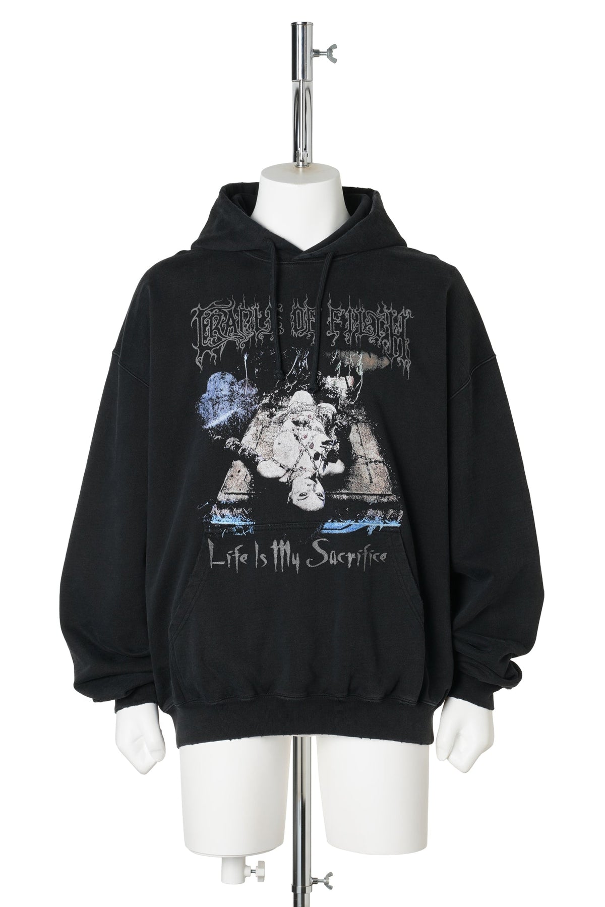 COF SACRIFICE HOODIE / WASHED BLACK