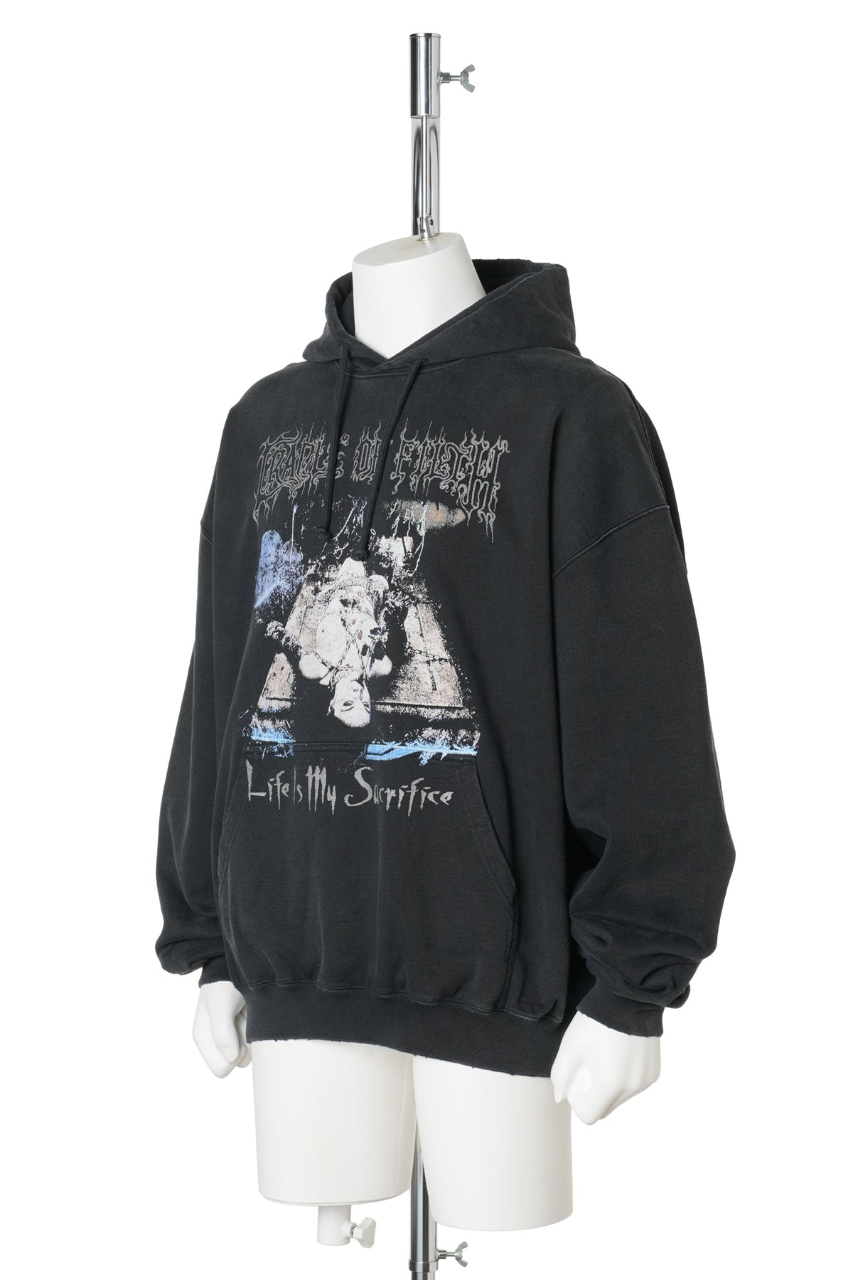 COF SACRIFICE HOODIE / WASHED BLACK