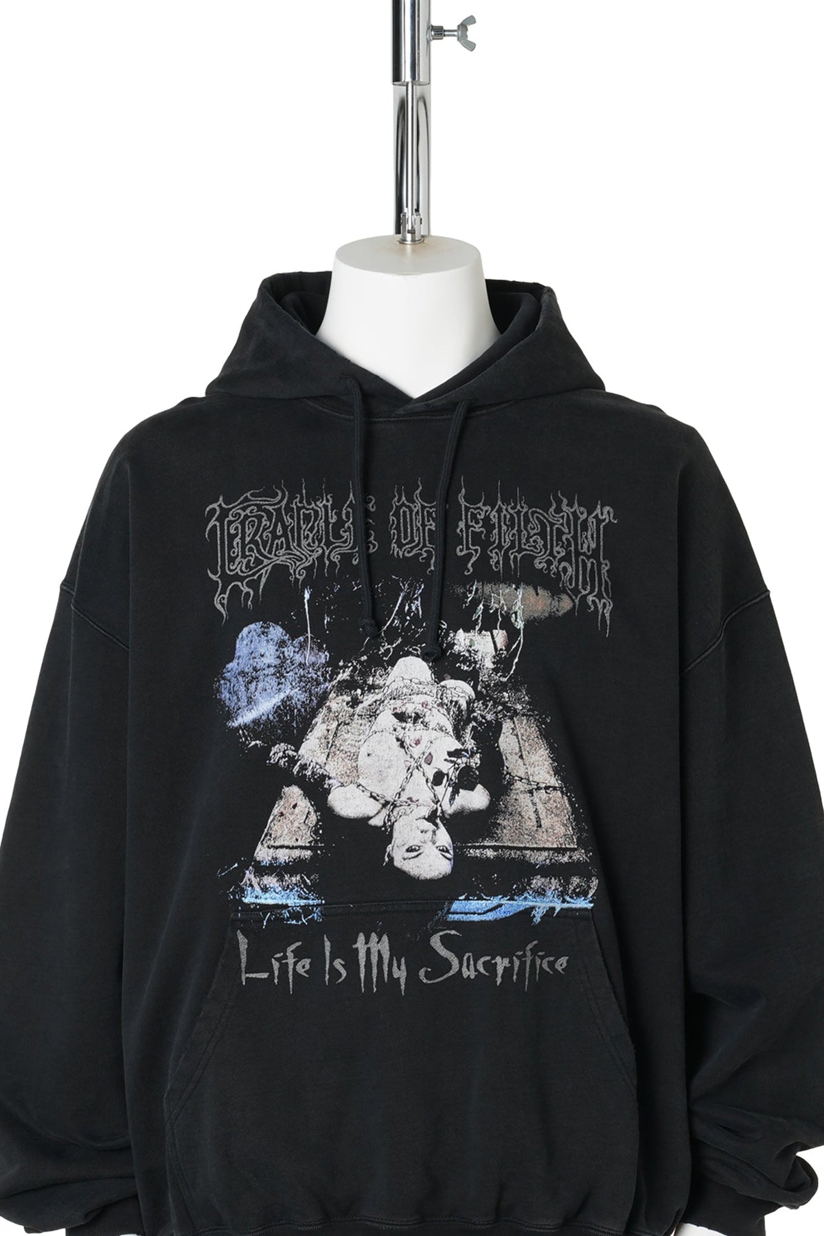 COF SACRIFICE HOODIE / WASHED BLACK