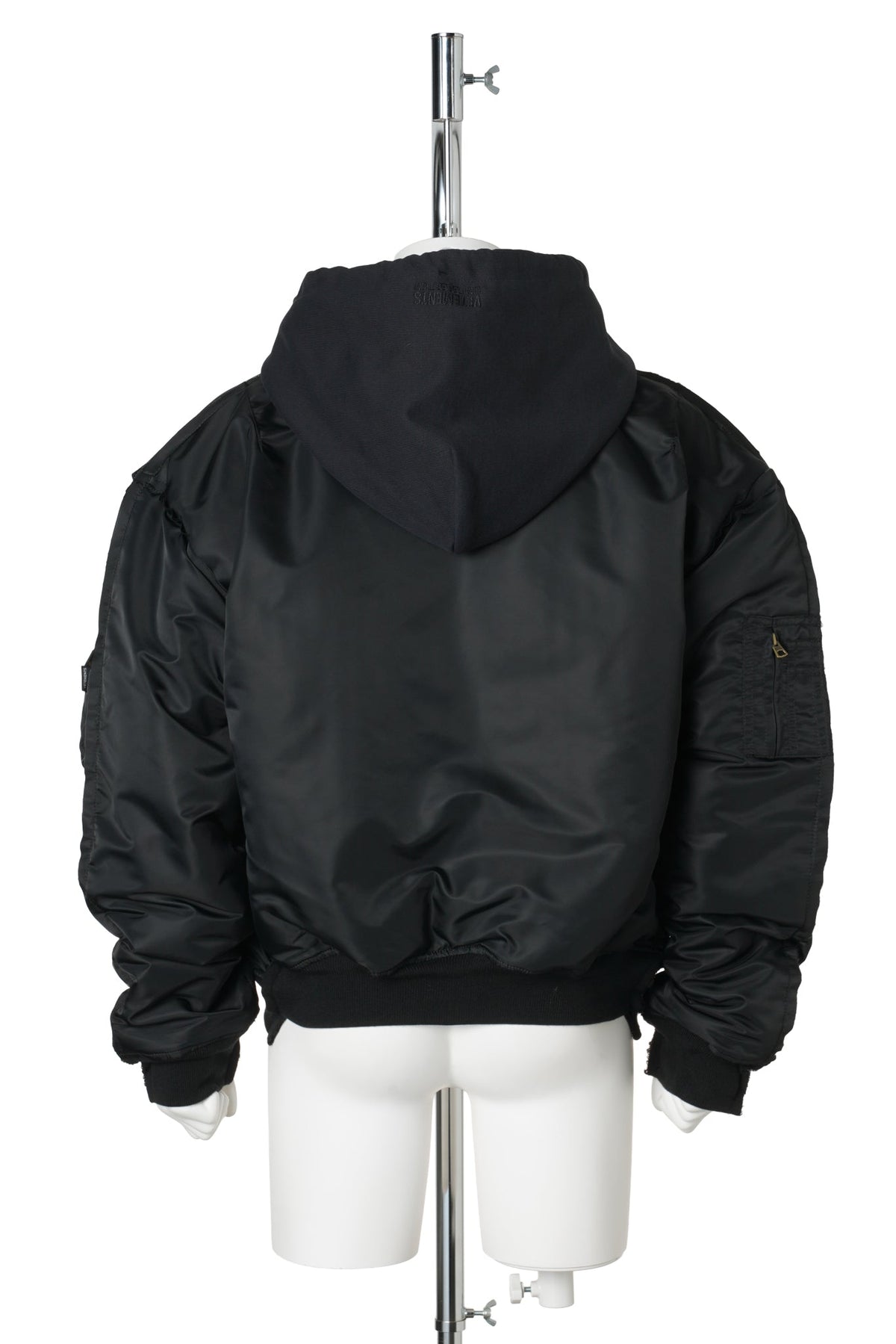 RECONSTRUCTED BOMBER JACKET / BLACK