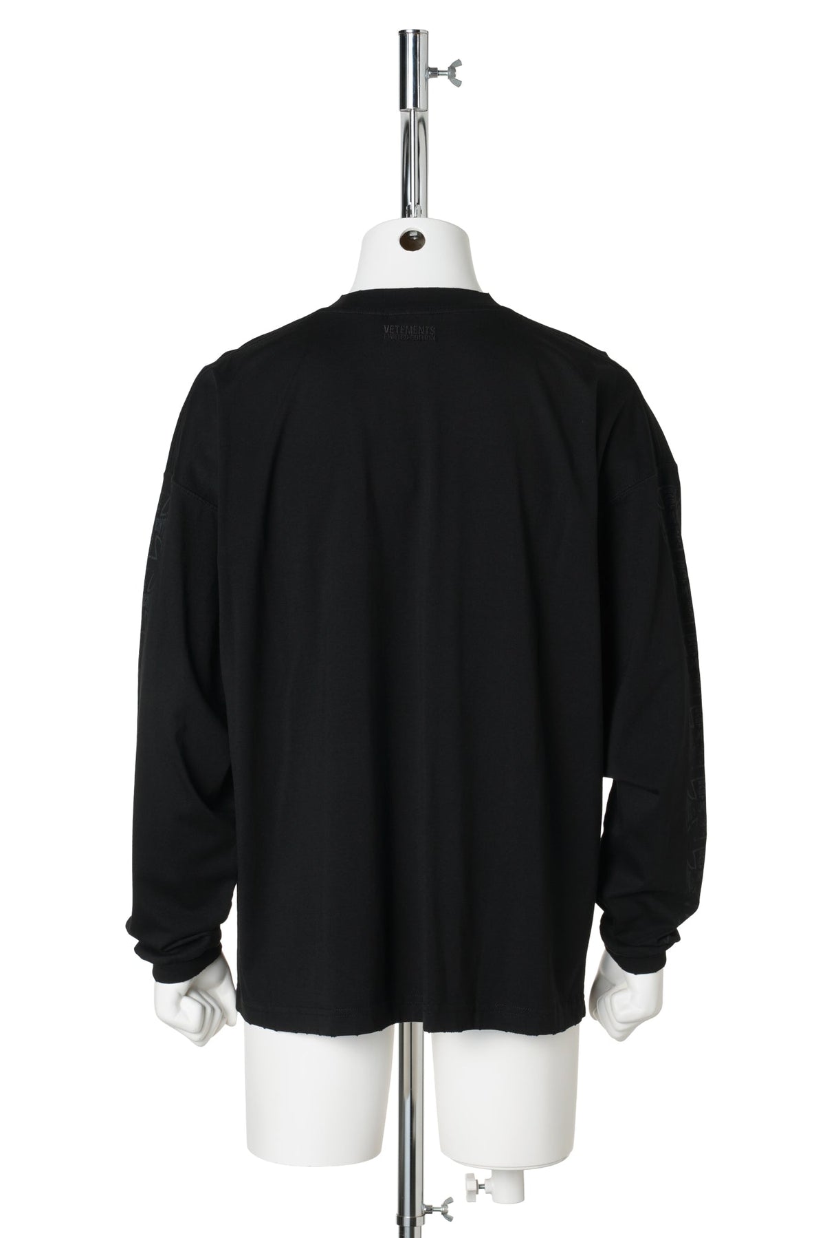 BIKER CROSS LOGO LONGSLEEVE / VINATAGE BLACK