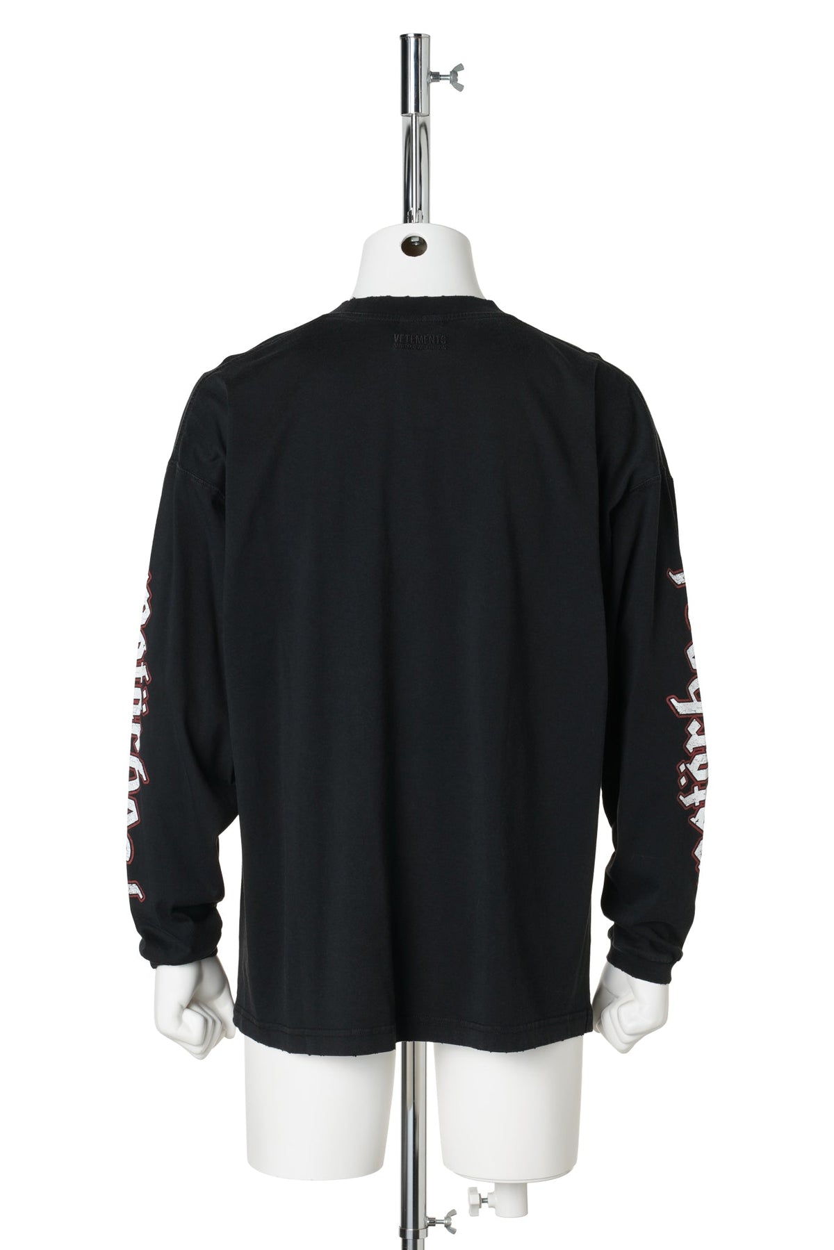VETEMENTSXMOTORHE AD TOUR LONGSLEEVE / WASHED BLACK