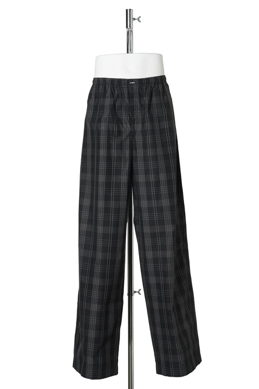 PYJAMA PANTS / BLACK/GREY CHECK