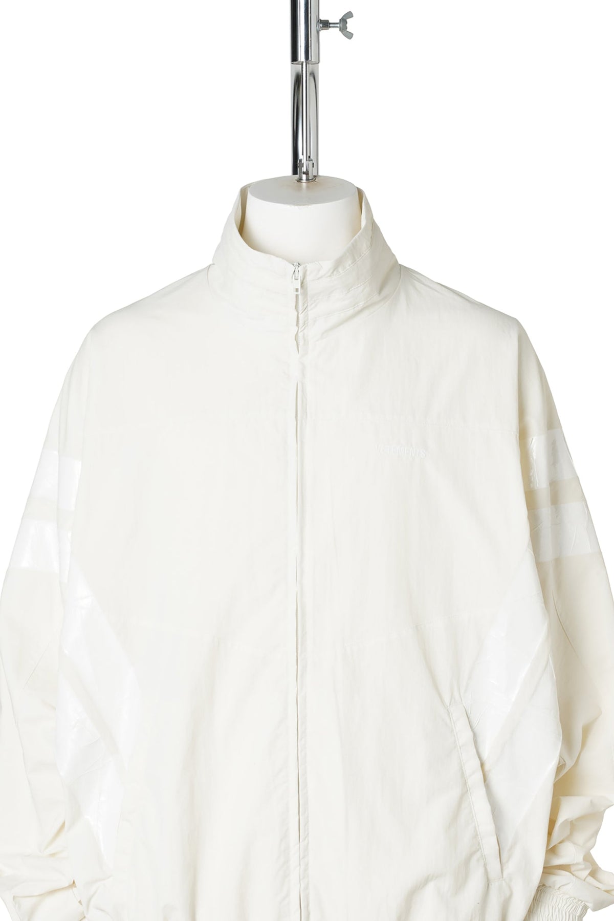 TAPE TRACKSUIT JACKET / WHITE