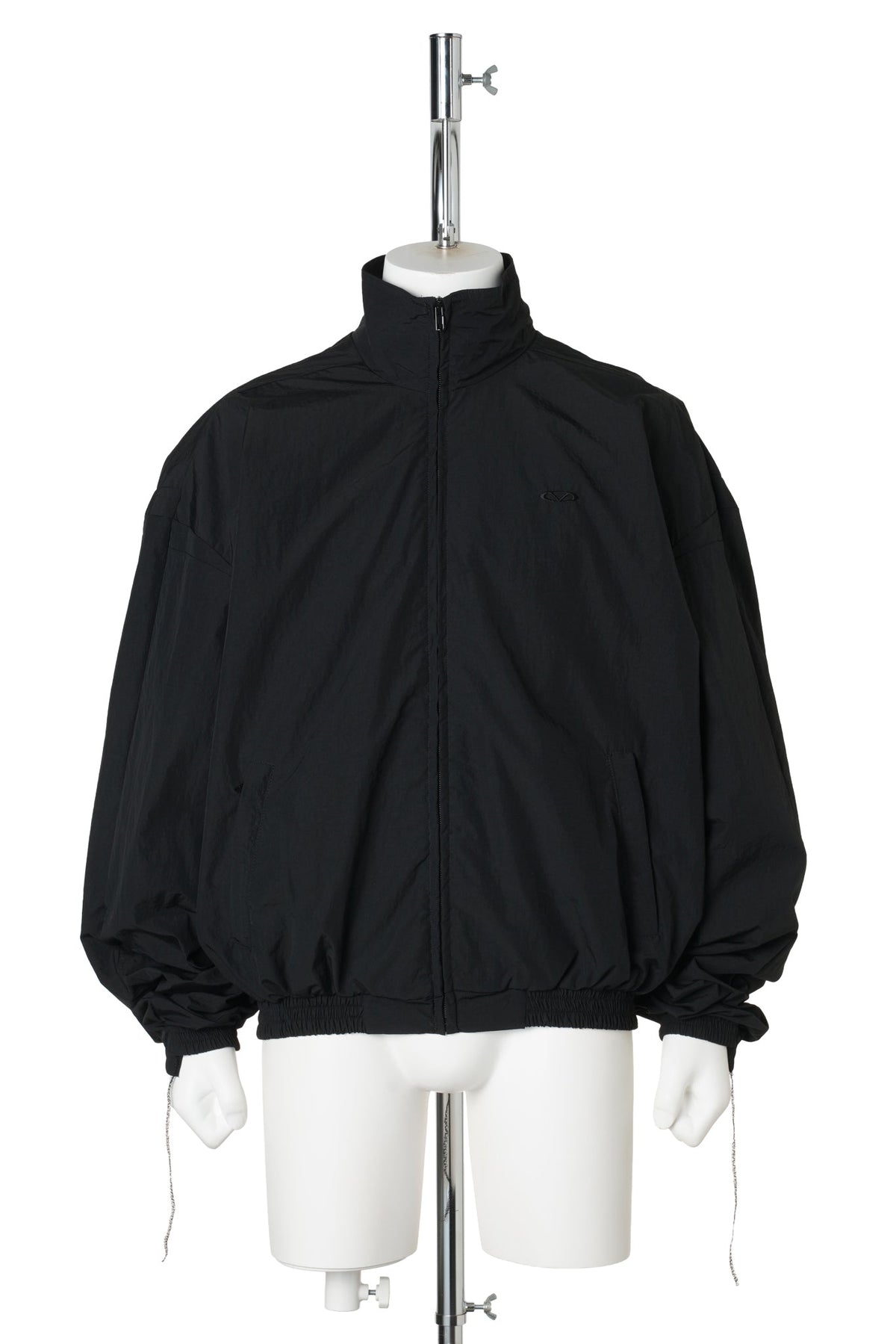 CUT-UP TRACKSUIT JACKET / BLACK
