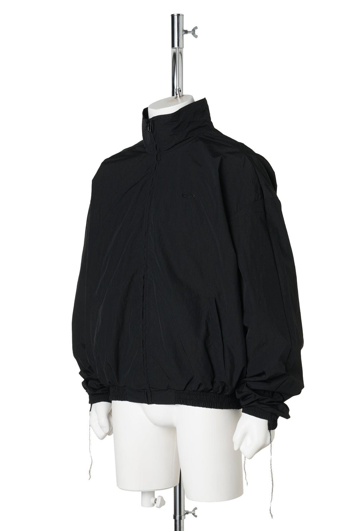 CUT-UP TRACKSUIT JACKET / BLACK