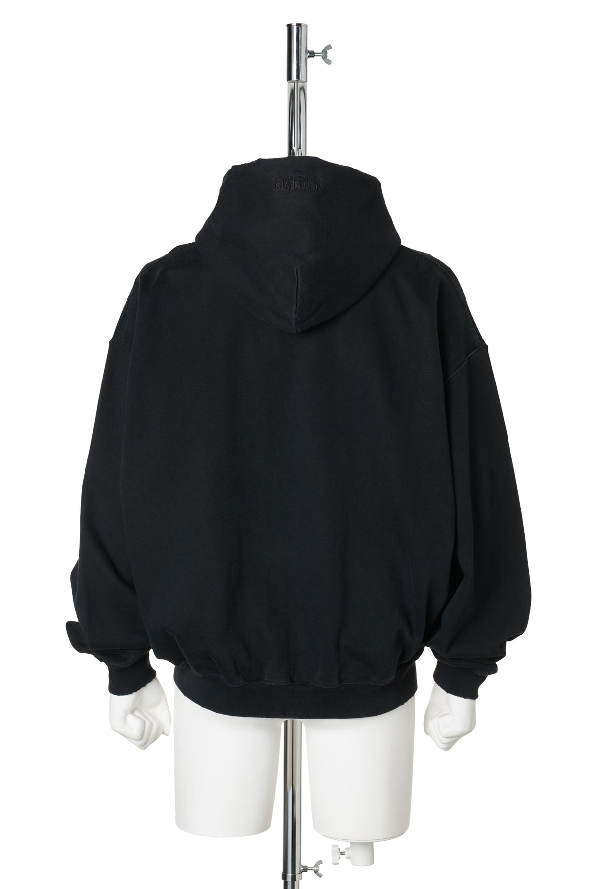 VETEMENTSXMOTORHEAD DOUBLE GRAPHIC ZIP-UP HOODIE / WASHED BLACK