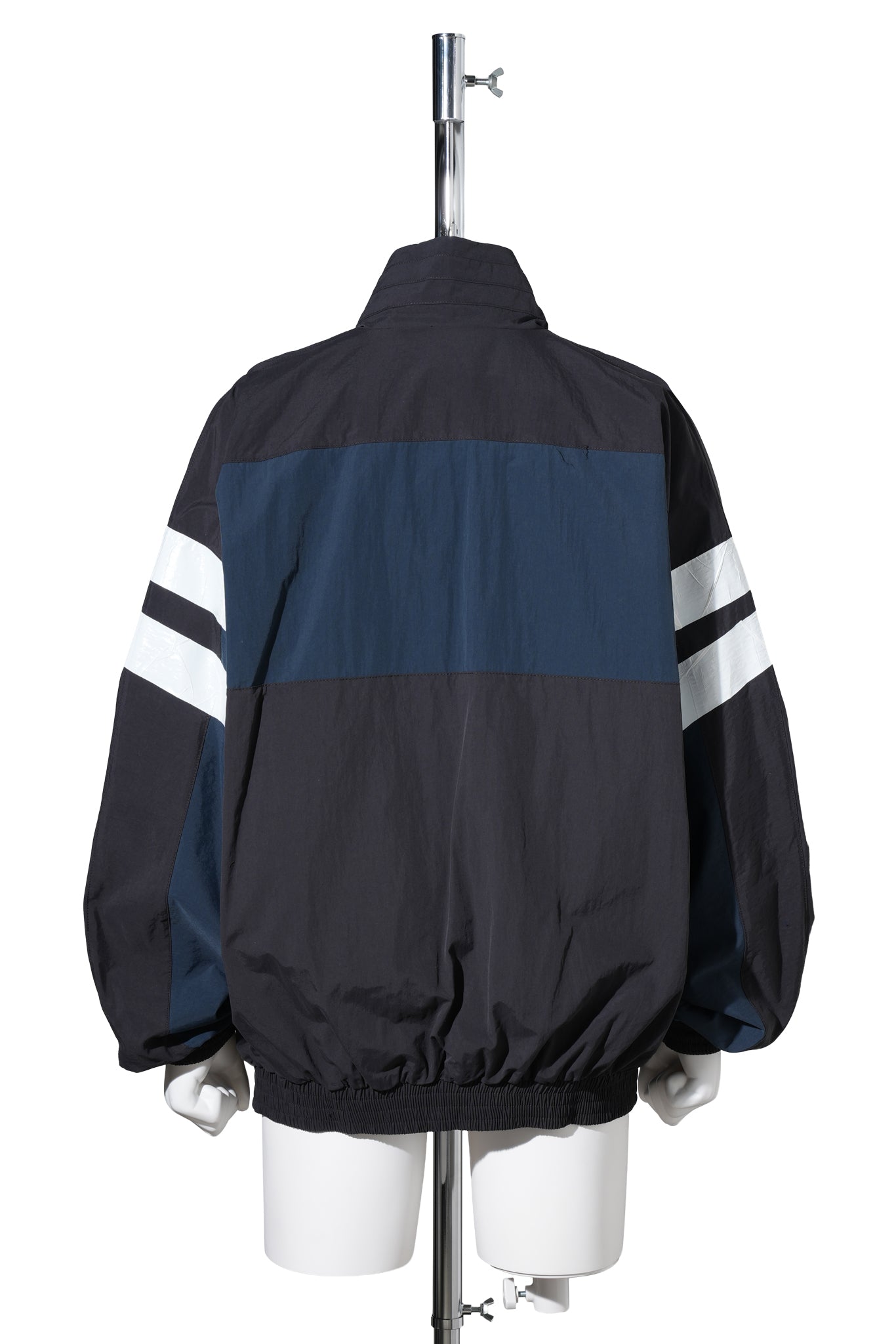 TAPED TRACKSUIT JACKET / BLACK/BLUE