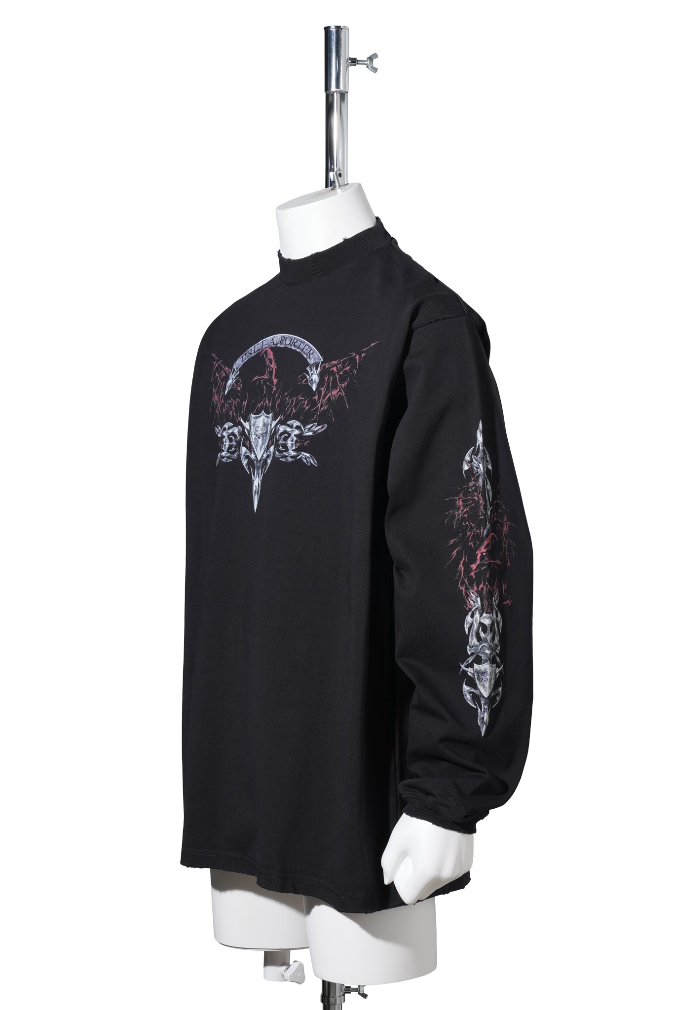 METAL LONGSLEEVE / WASHED-OUT BLACK