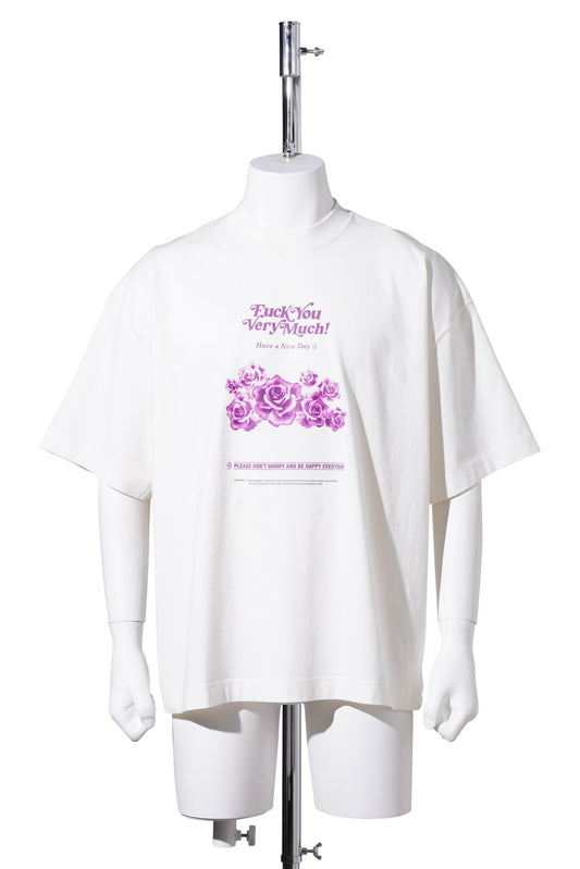 FUCK YOU VERY MUCH T-SHIRT / VANILLA