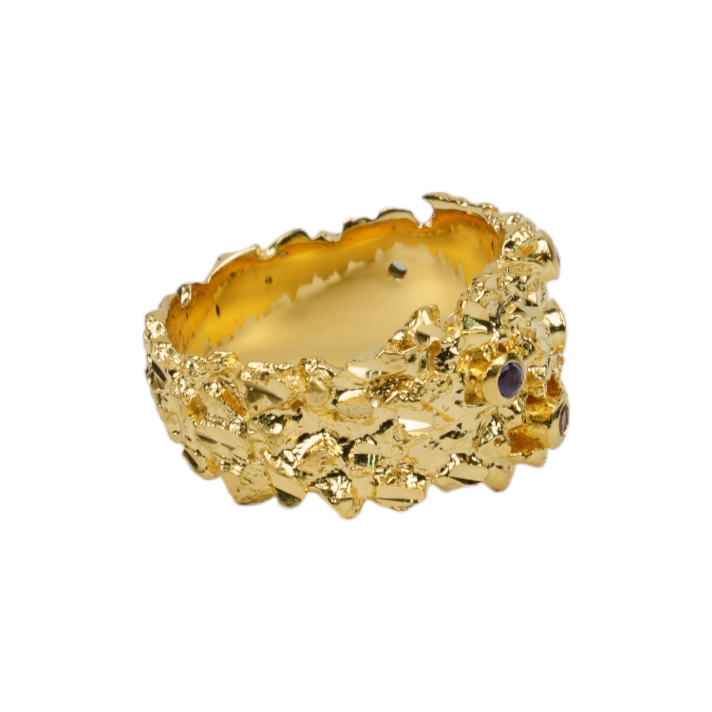 VC011 MULTI STONE RING / GOLD