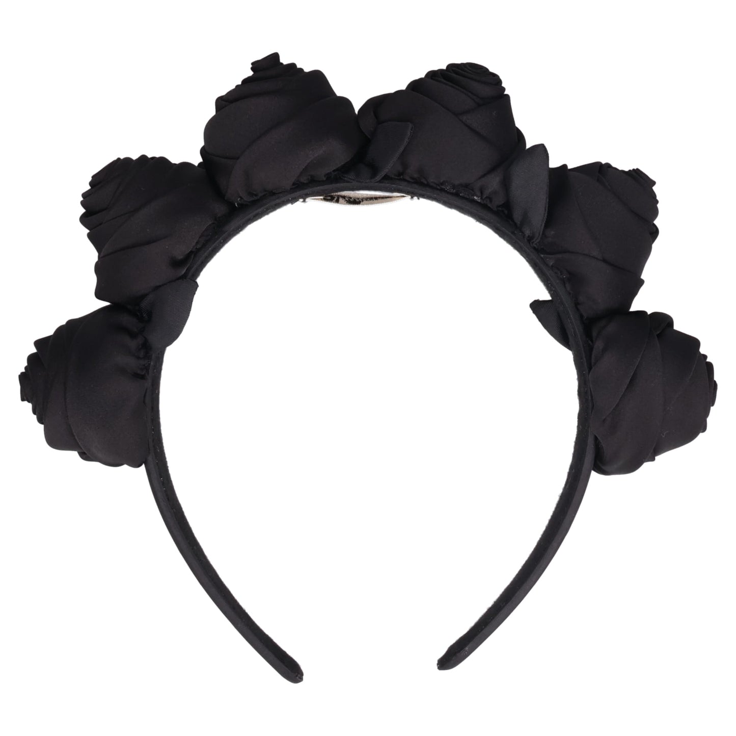 ROSE HEAD BAND / BLACK