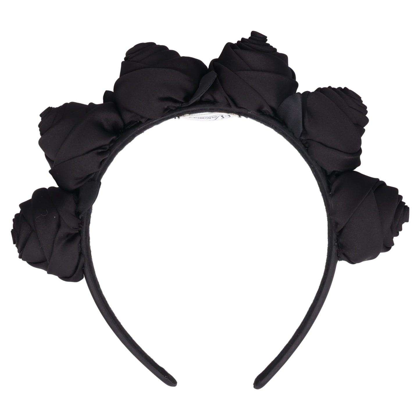 ROSE HEAD BAND / BLACK