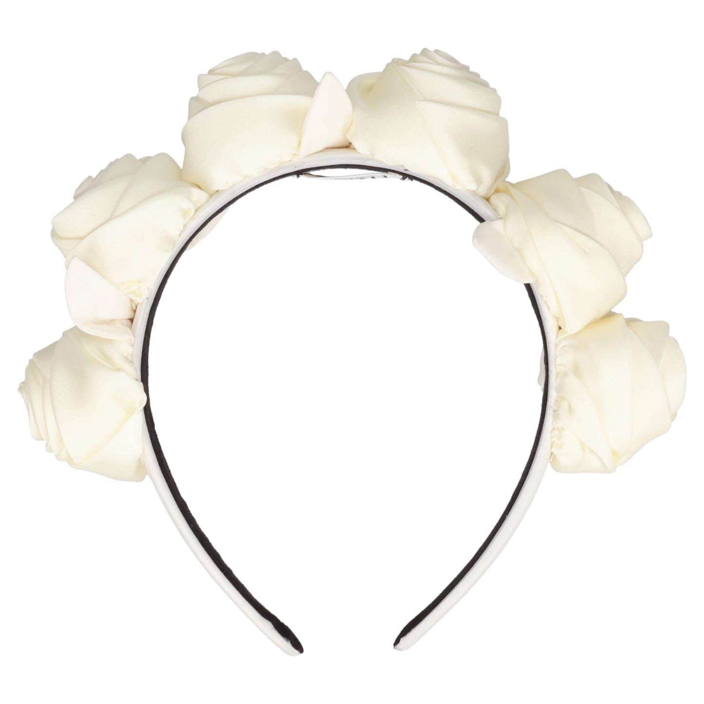 ROSE HEAD BAND / OFF WHITE