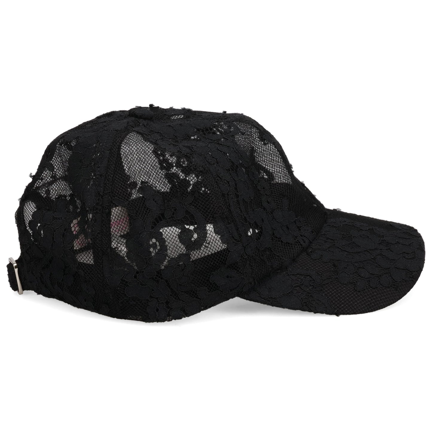 LACE BASEBALL CAP / BLACK