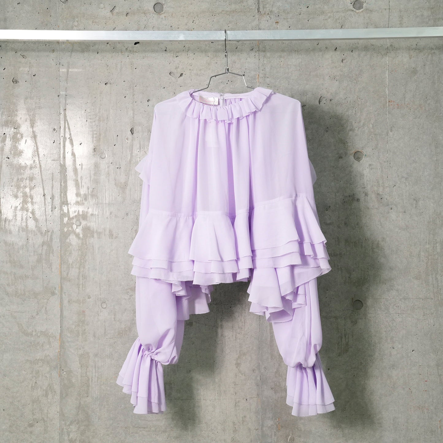 PICO RUFFLE TOP / PURPLE