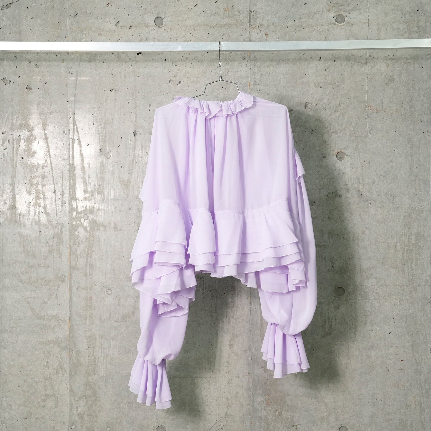 PICO RUFFLE TOP / PURPLE