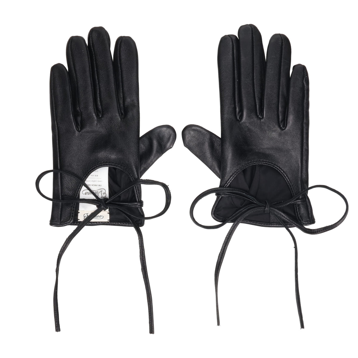 COURT TIE GLOVES / BLACK