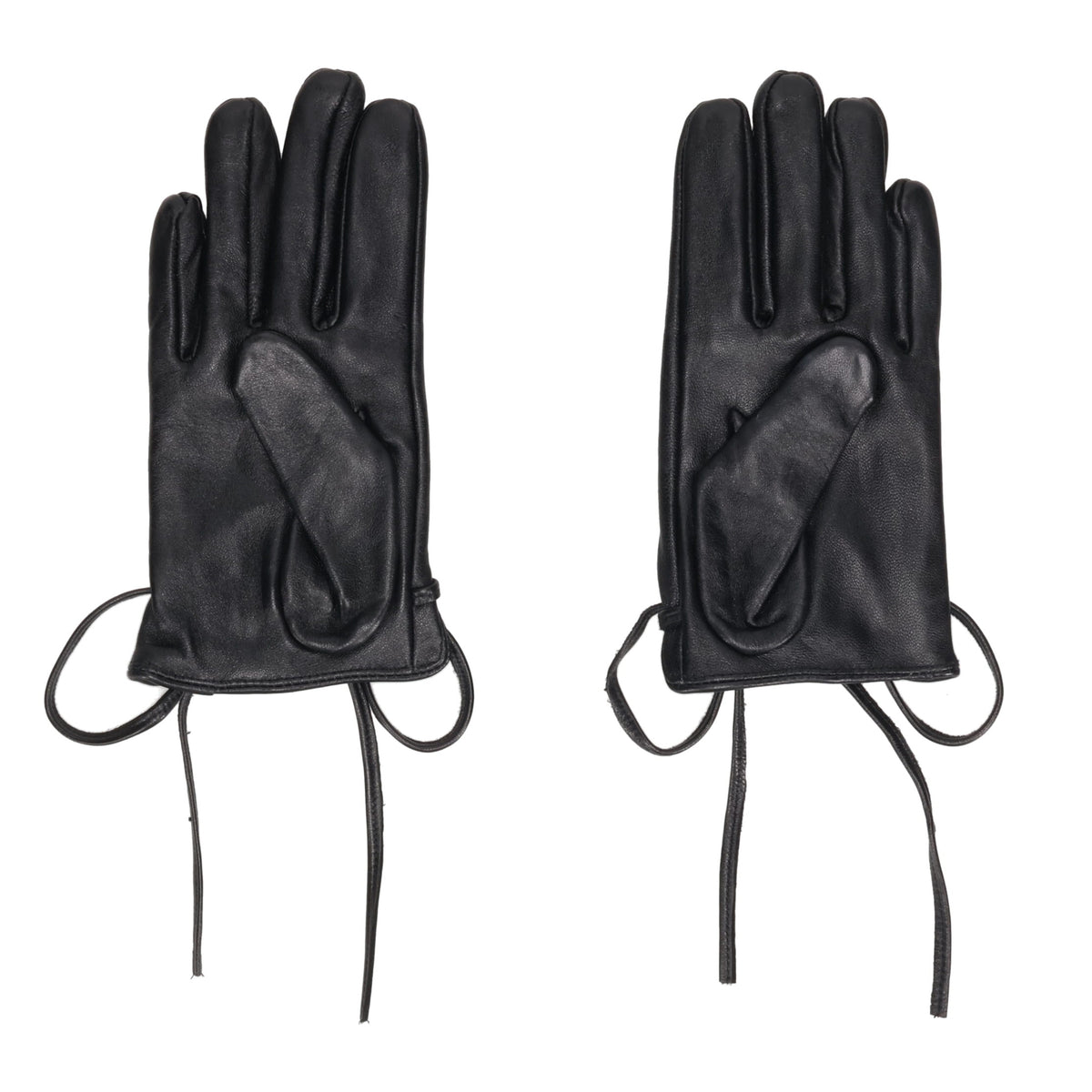 COURT TIE GLOVES / BLACK