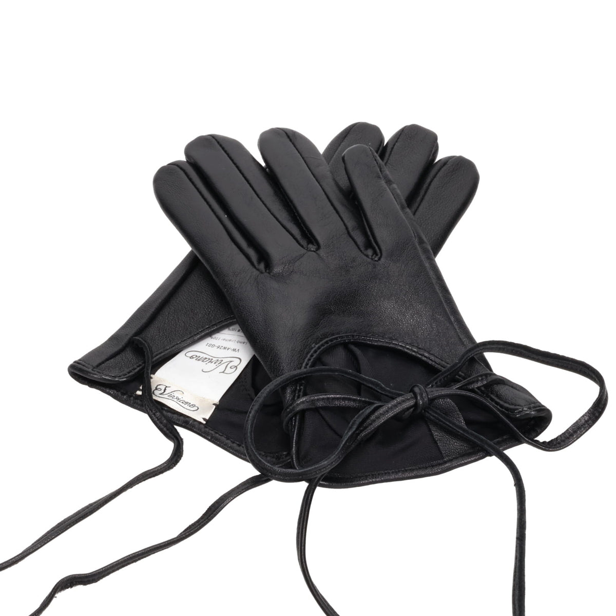 COURT TIE GLOVES / BLACK