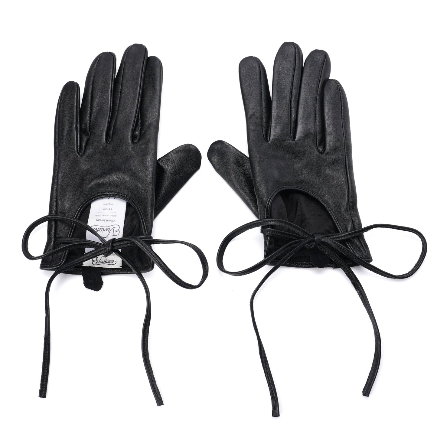 COURT TIE GLOVES / BLACK