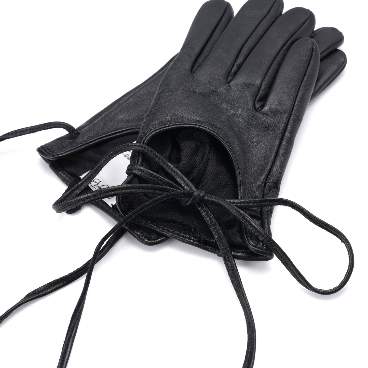 COURT TIE GLOVES / BLACK