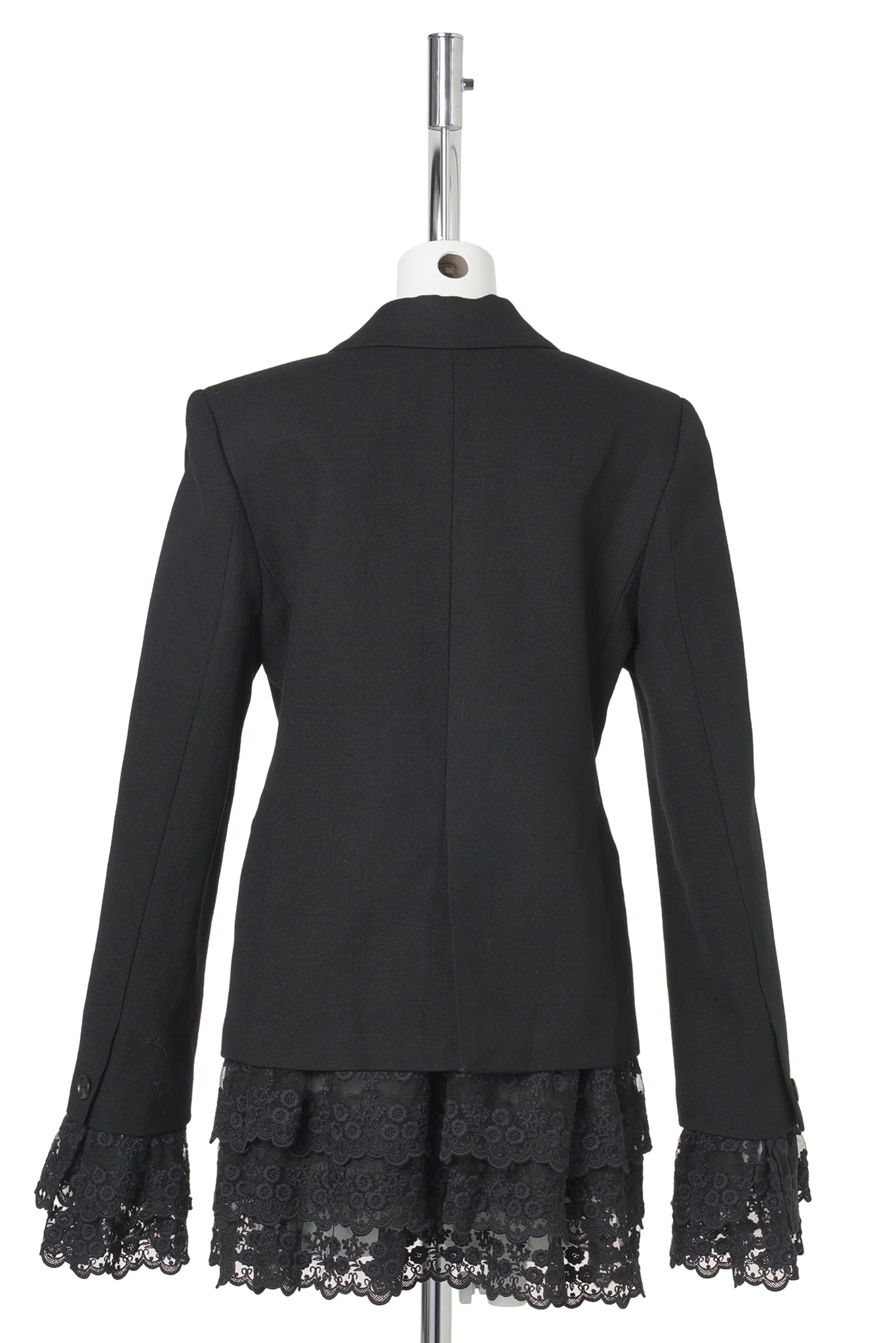DENTELLE CASCADE BLAZER / BLACK
