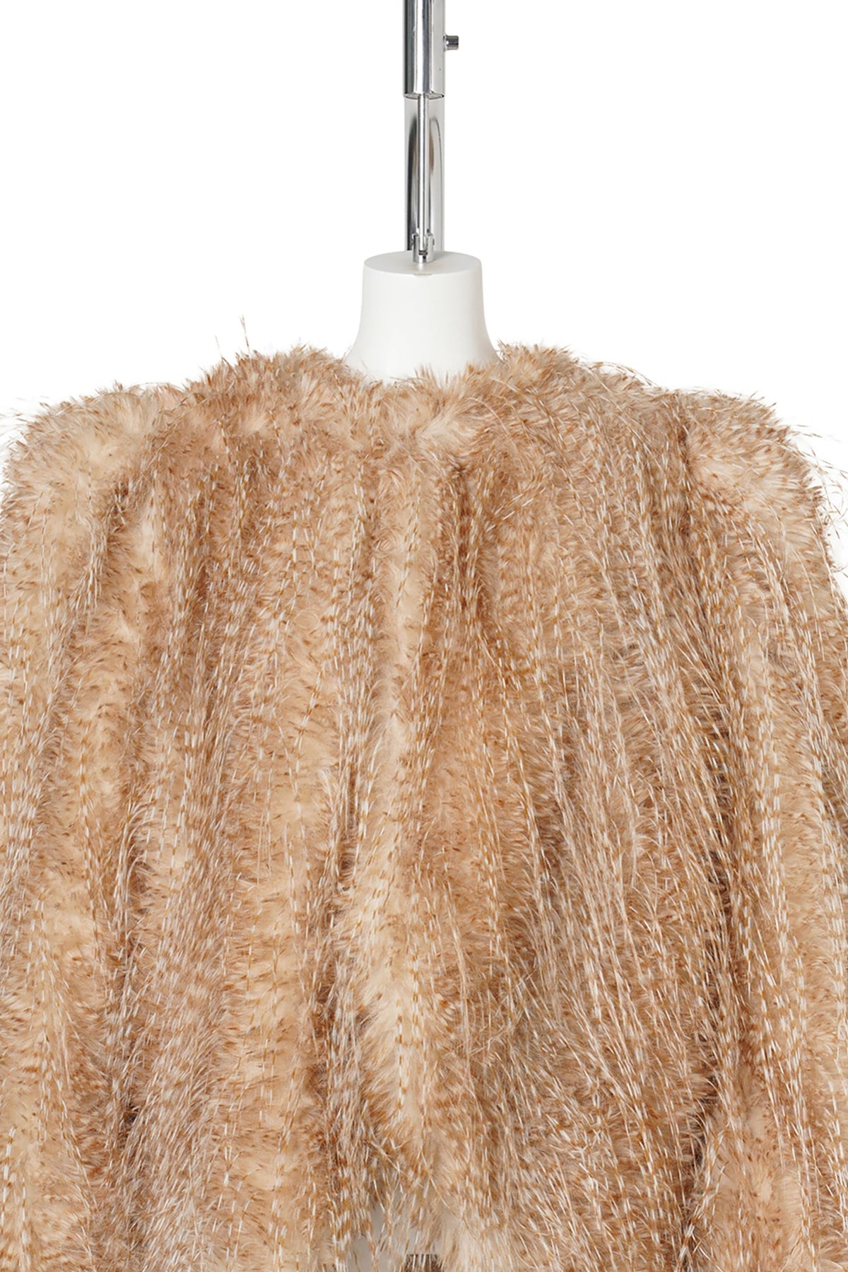 PLUME FUR JACKET / BROWN
