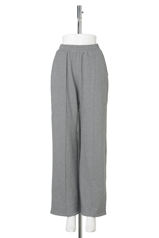 MATELASSE JERSEY TROUSERS / GRAY