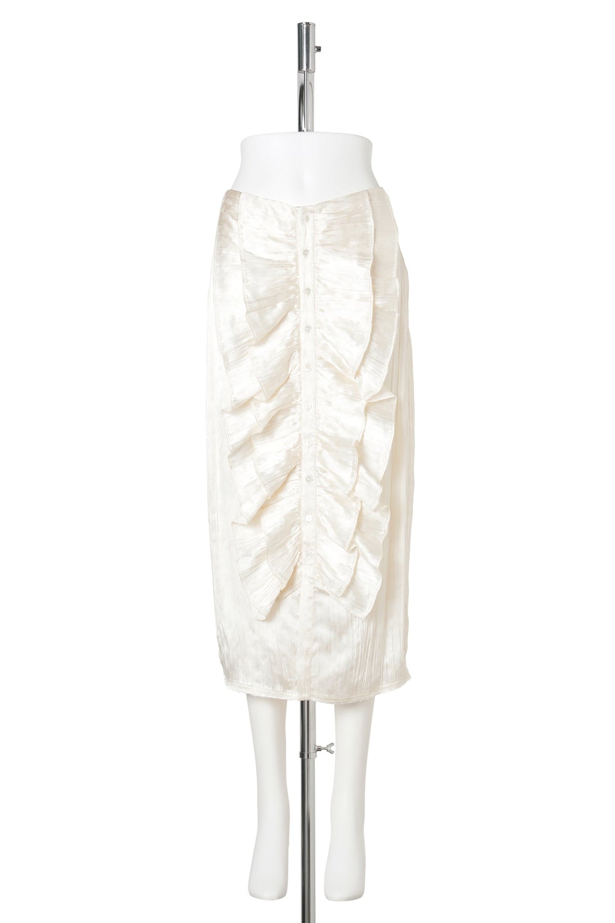 SHANGHAI VOLANT SKIRT / OFF WHITE