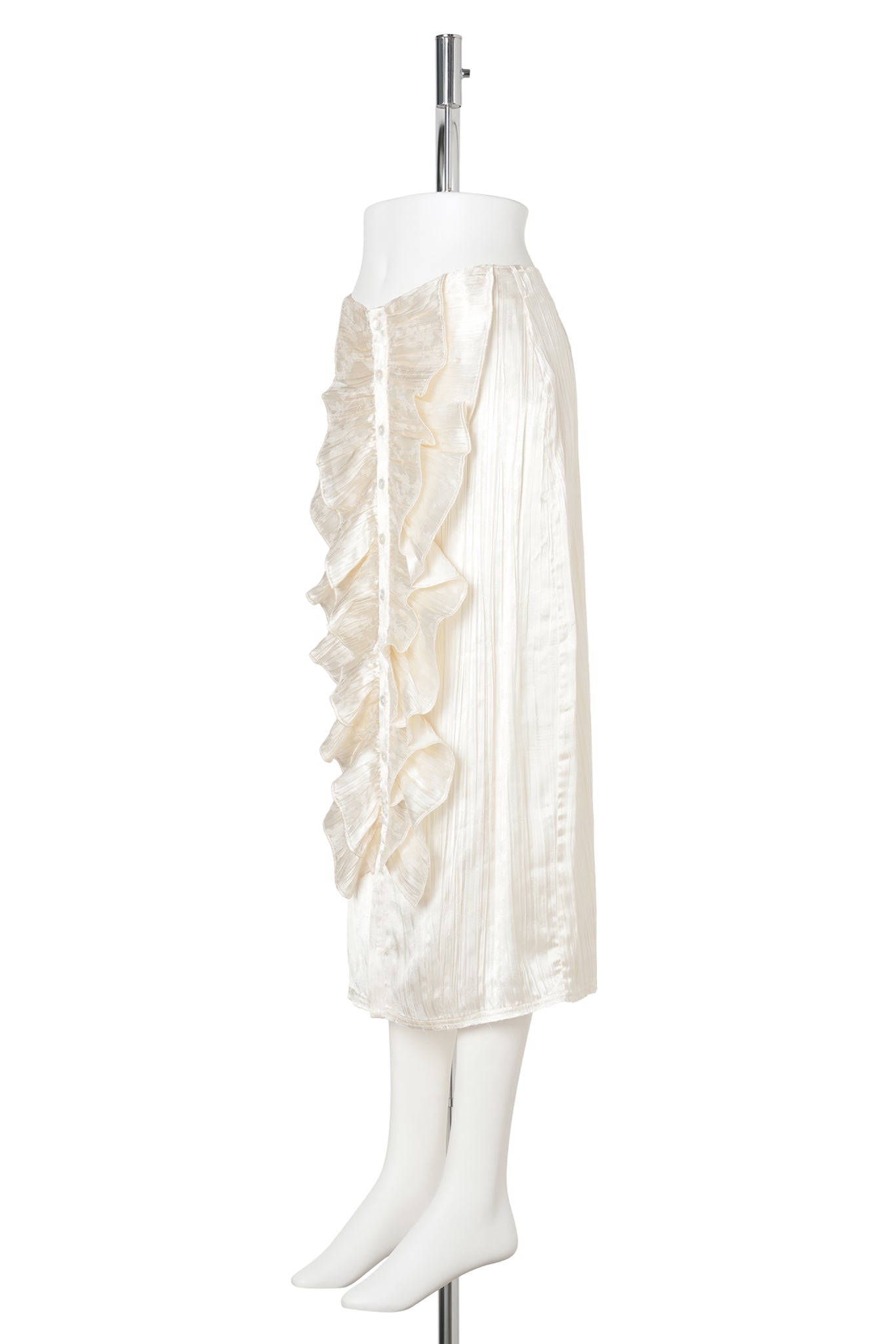 SHANGHAI VOLANT SKIRT / OFF WHITE