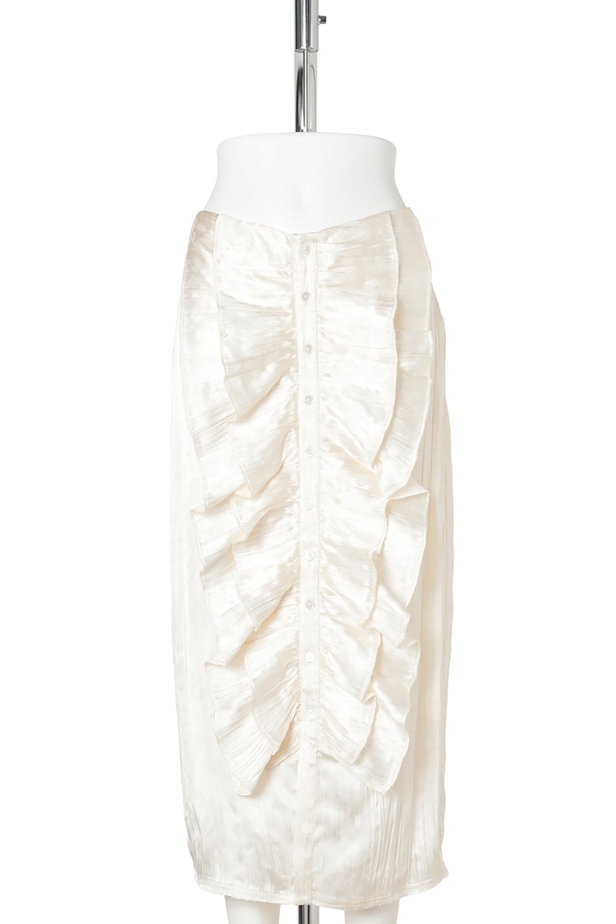 SHANGHAI VOLANT SKIRT / OFF WHITE