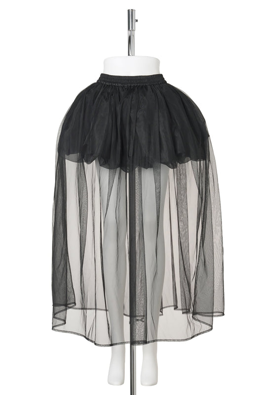 PANIER TULLE SKIRT / BLACK