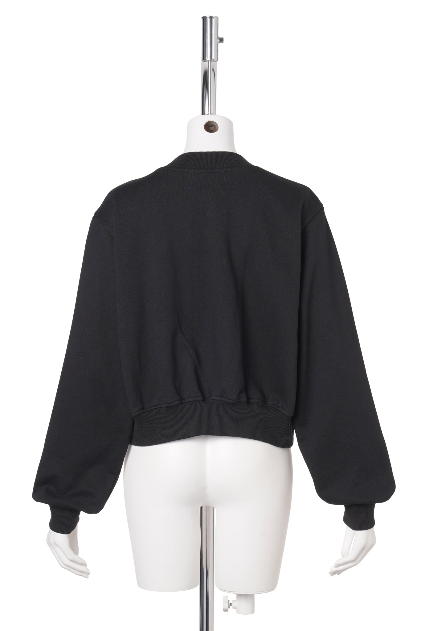 COURT JERSEY CARDIGAN-ROSE CROSS STITCH / BLACK