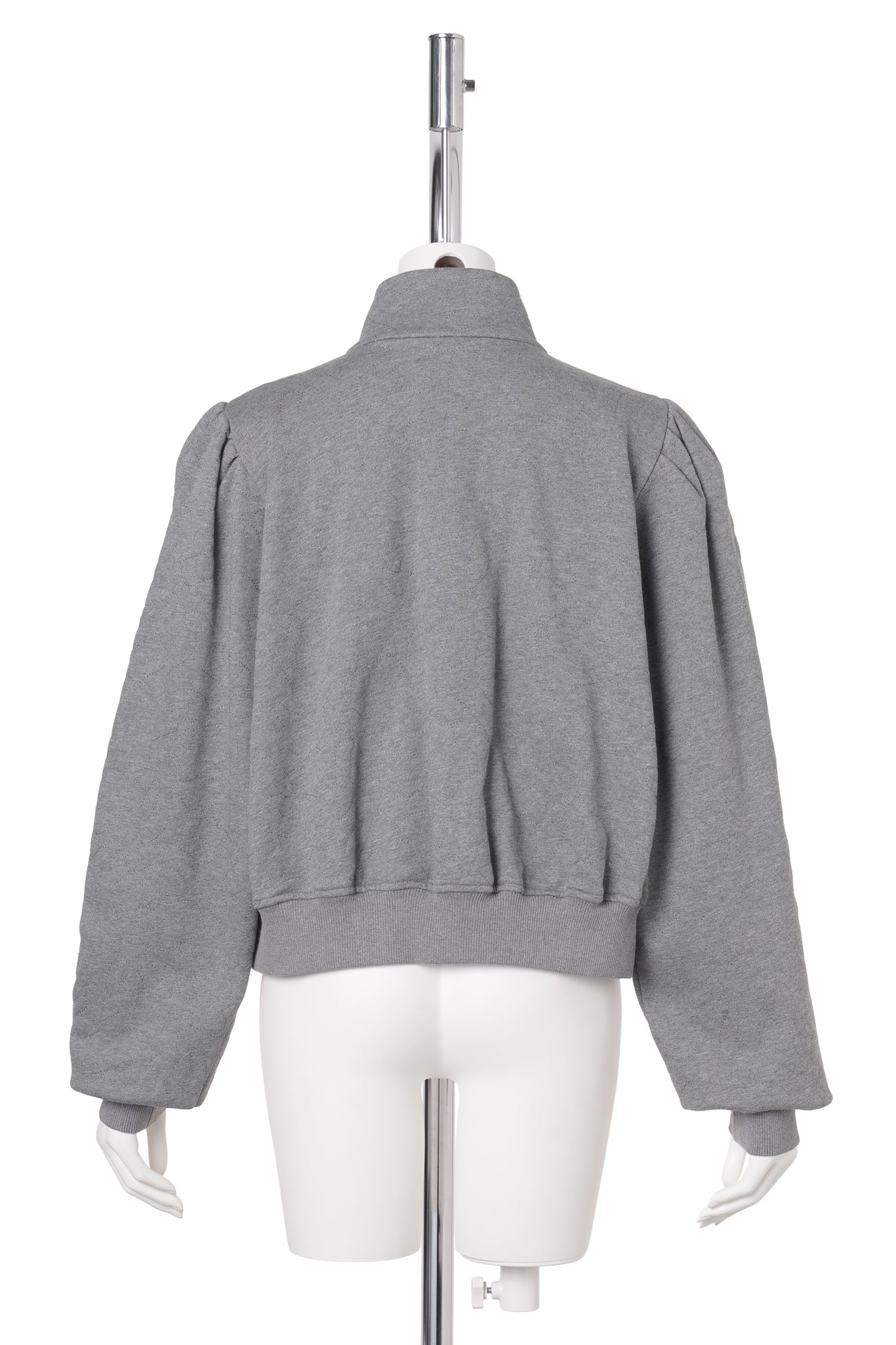 MATELASSE JERSEY CARDIGAN / GREY