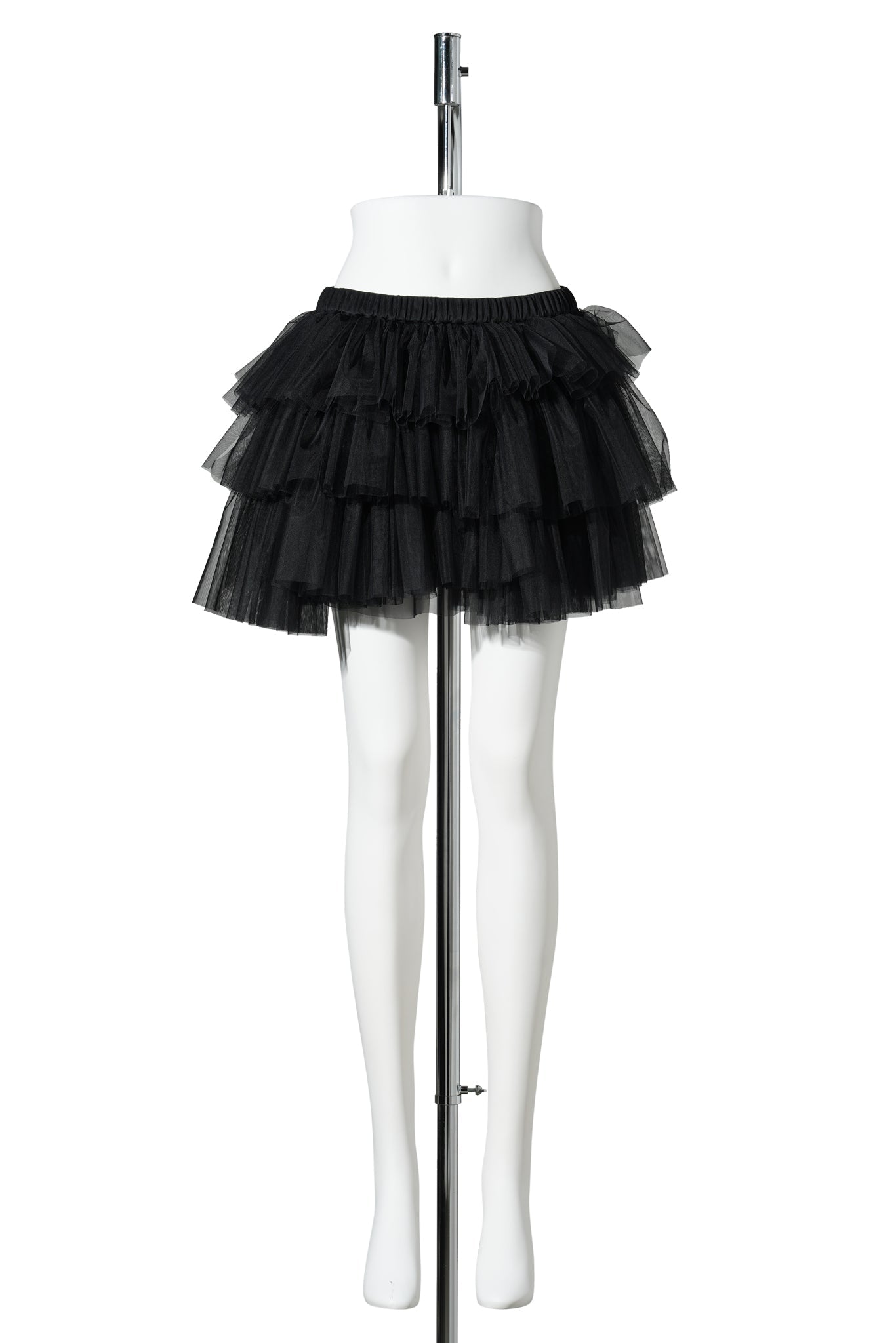 TULLE MINI SKIRT / BLACK