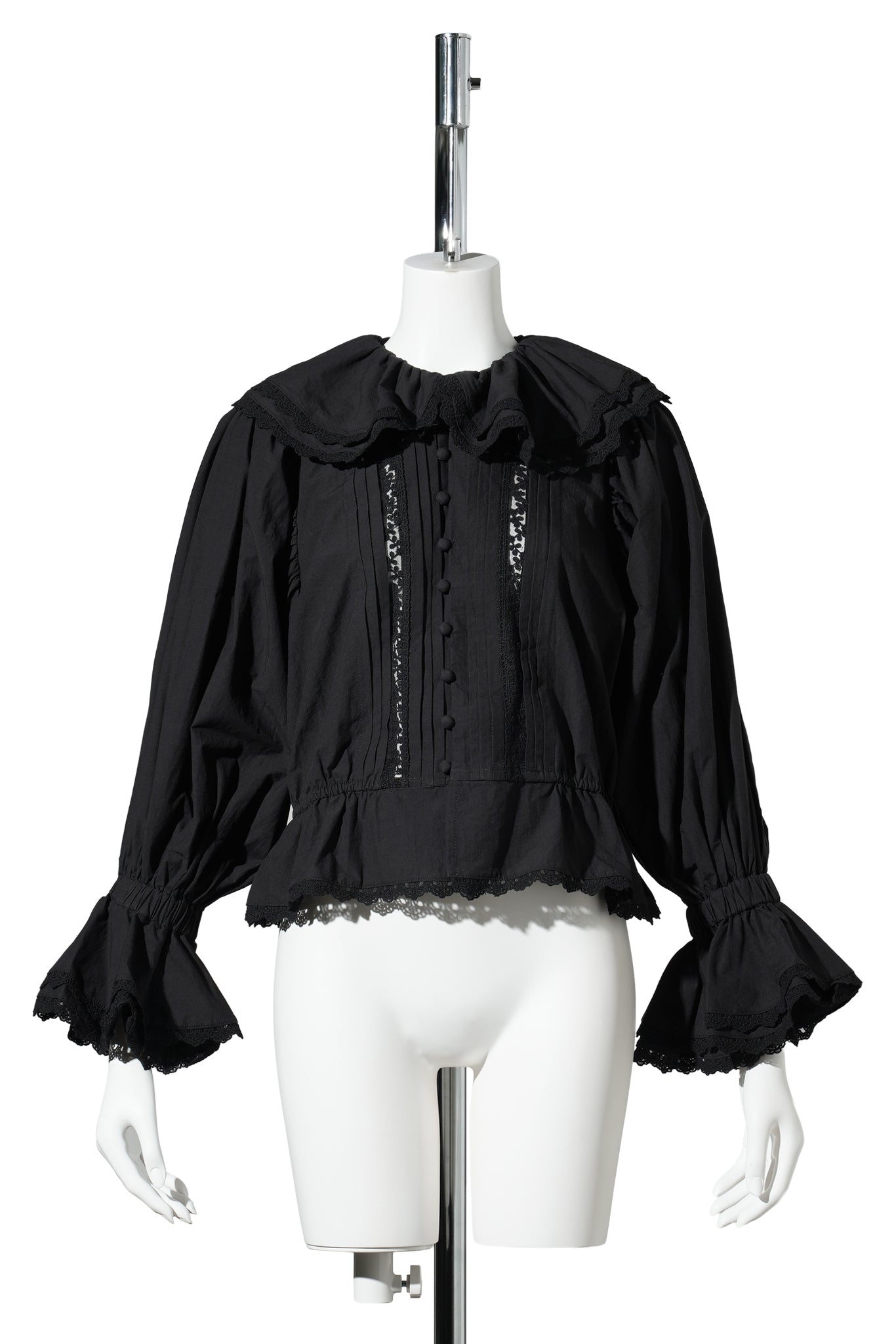 BOUDOIR BLOUSE / BLACK