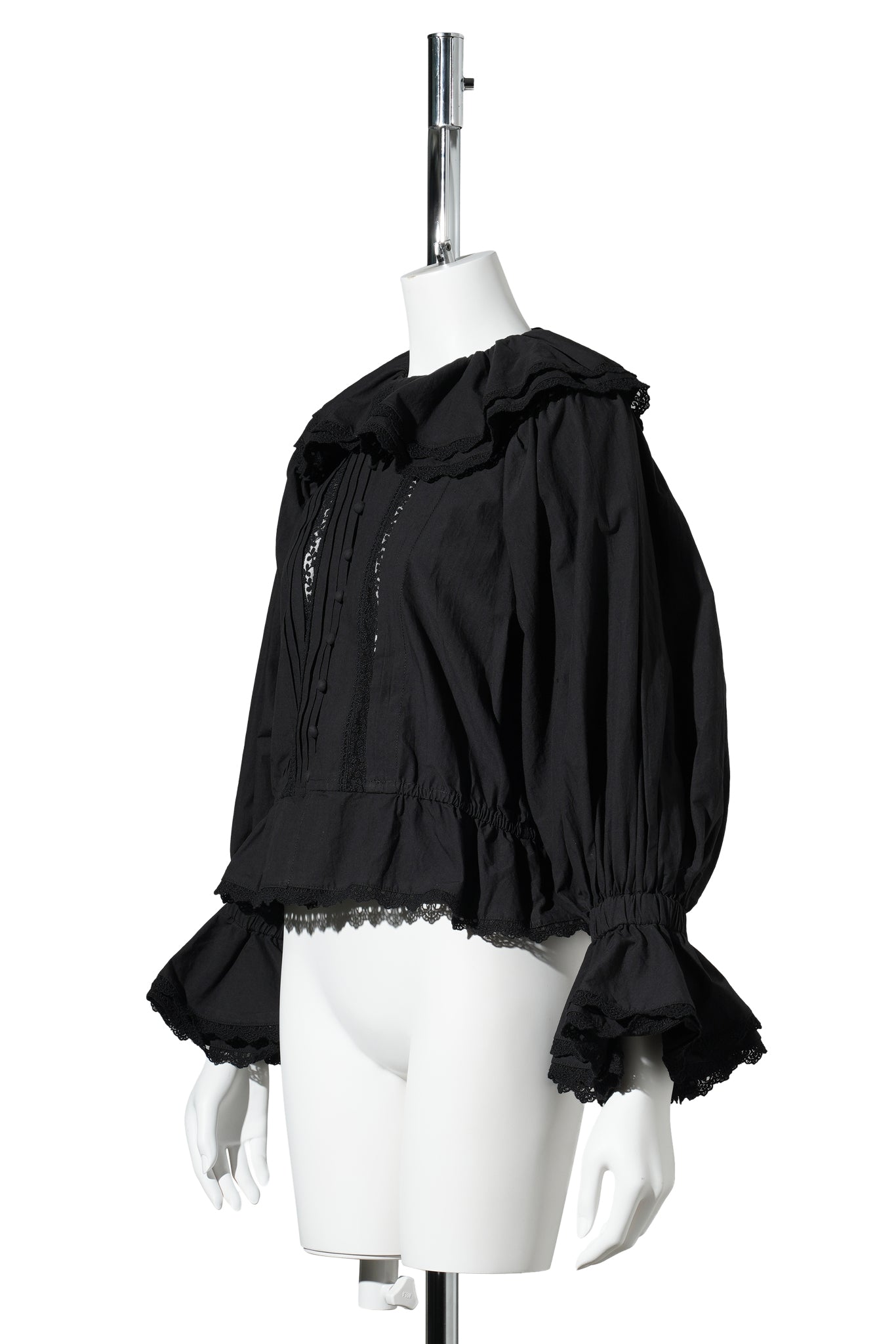 BOUDOIR BLOUSE / BLACK