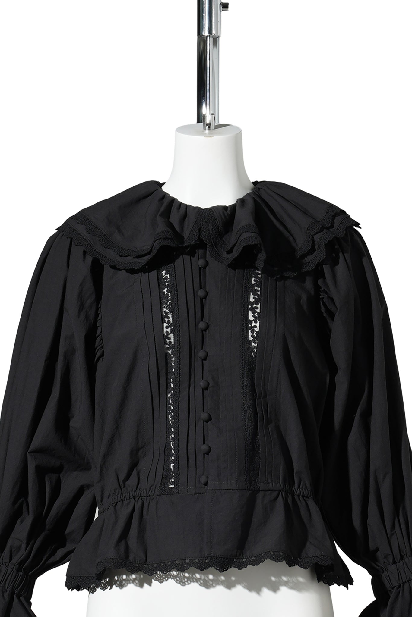 BOUDOIR BLOUSE / BLACK