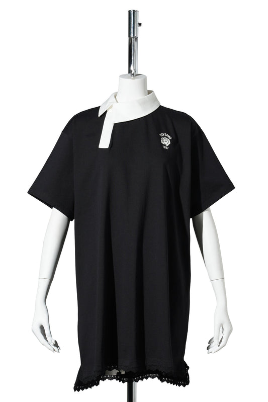 CIRCOLO LONG RUGBY SHIRT / BLACK