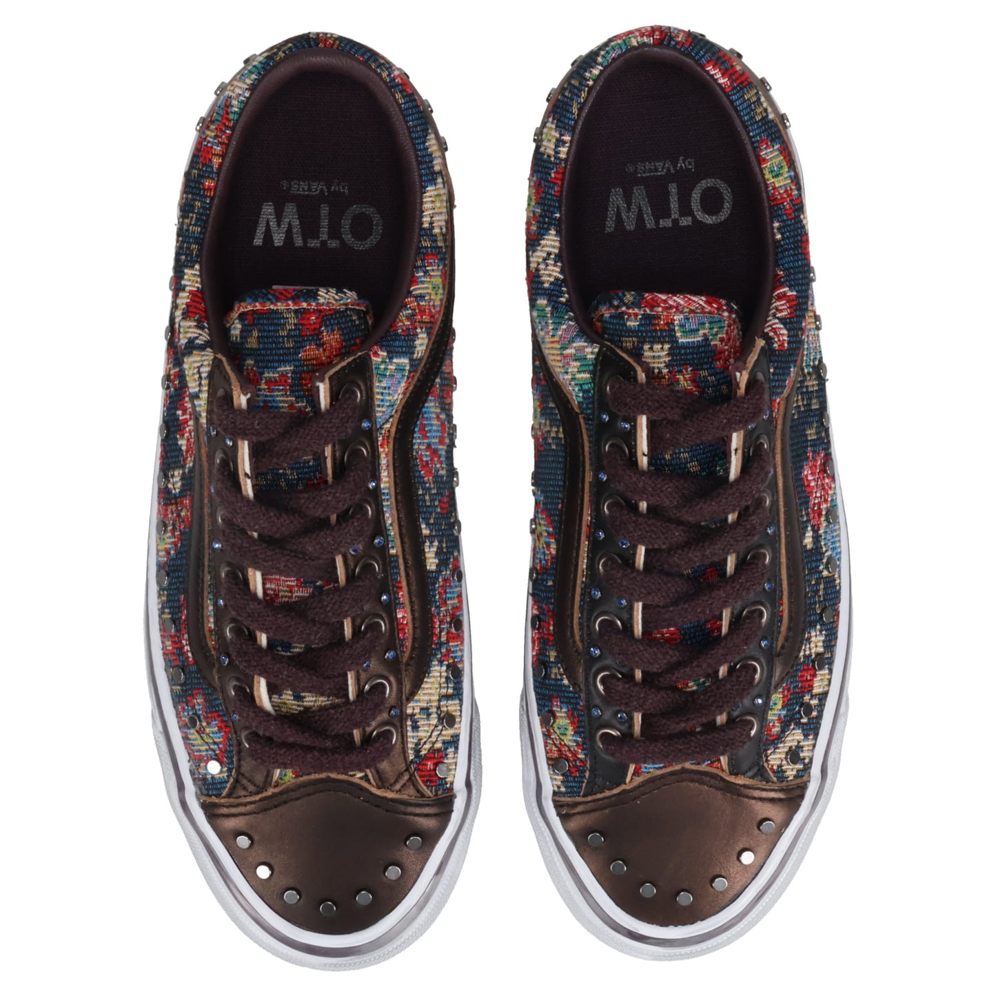 OTW OLD SKOOL 36 VIBRAM / FLORAL RIVETS BLACK