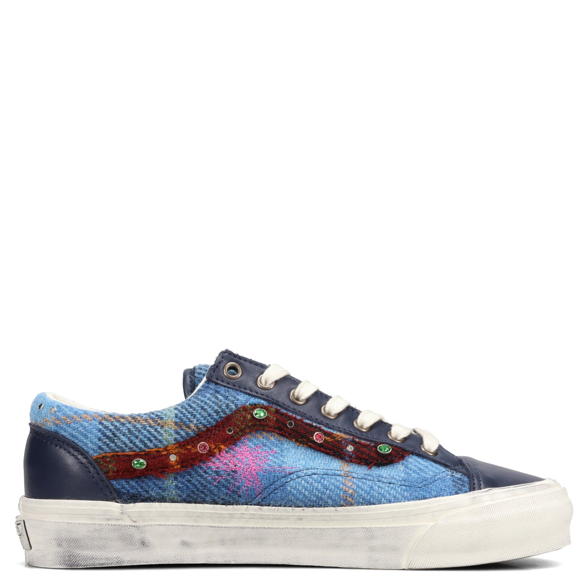 LX OLD SKOOL 36 / HARRIS TWEED NAVY/MULTI