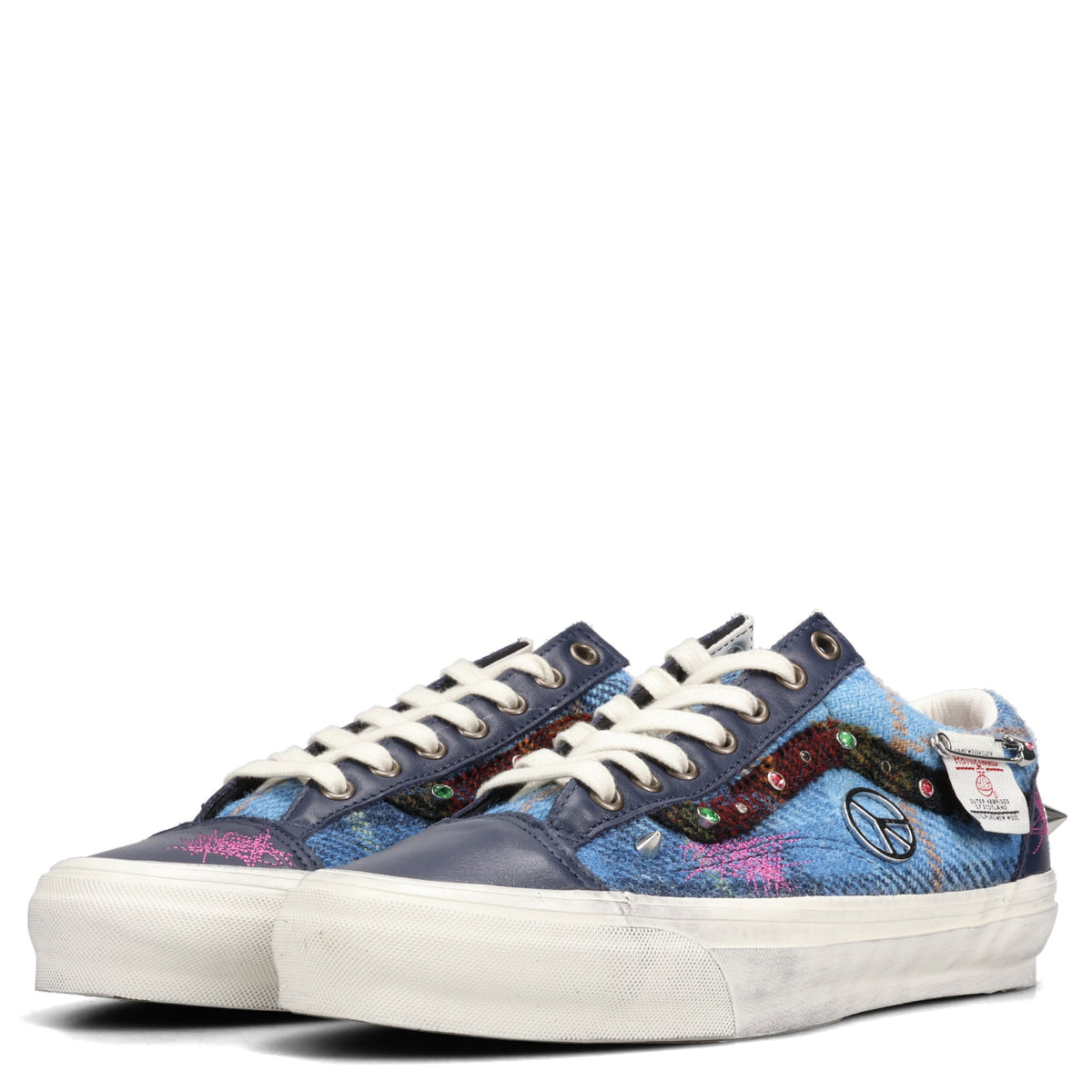LX OLD SKOOL 36 / HARRIS TWEED NAVY/MULTI
