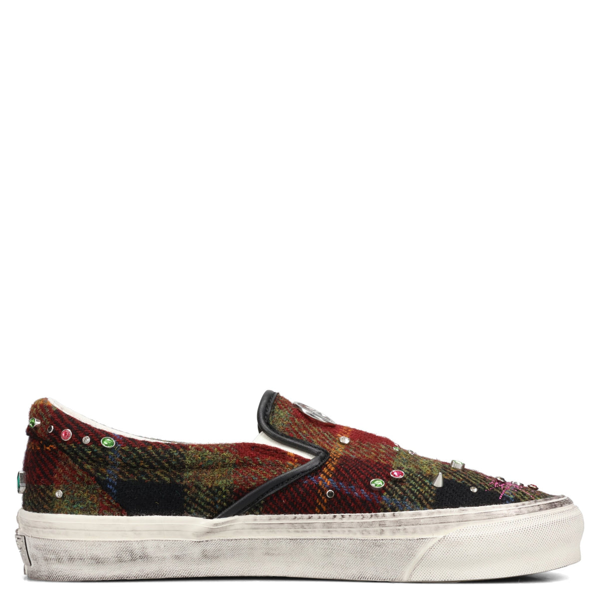 LX CLASSIC SLIP ON 98 / HARRIS TWEED RED/MULTI