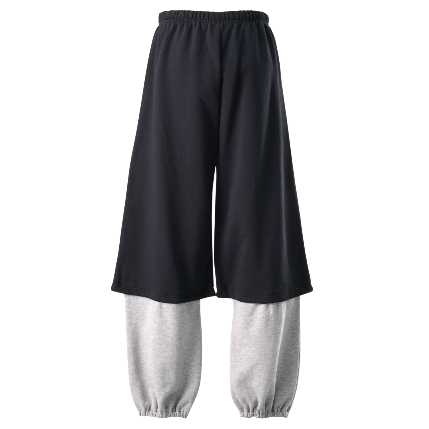 SHORTS SWEATPANTS / BLACK&GREY